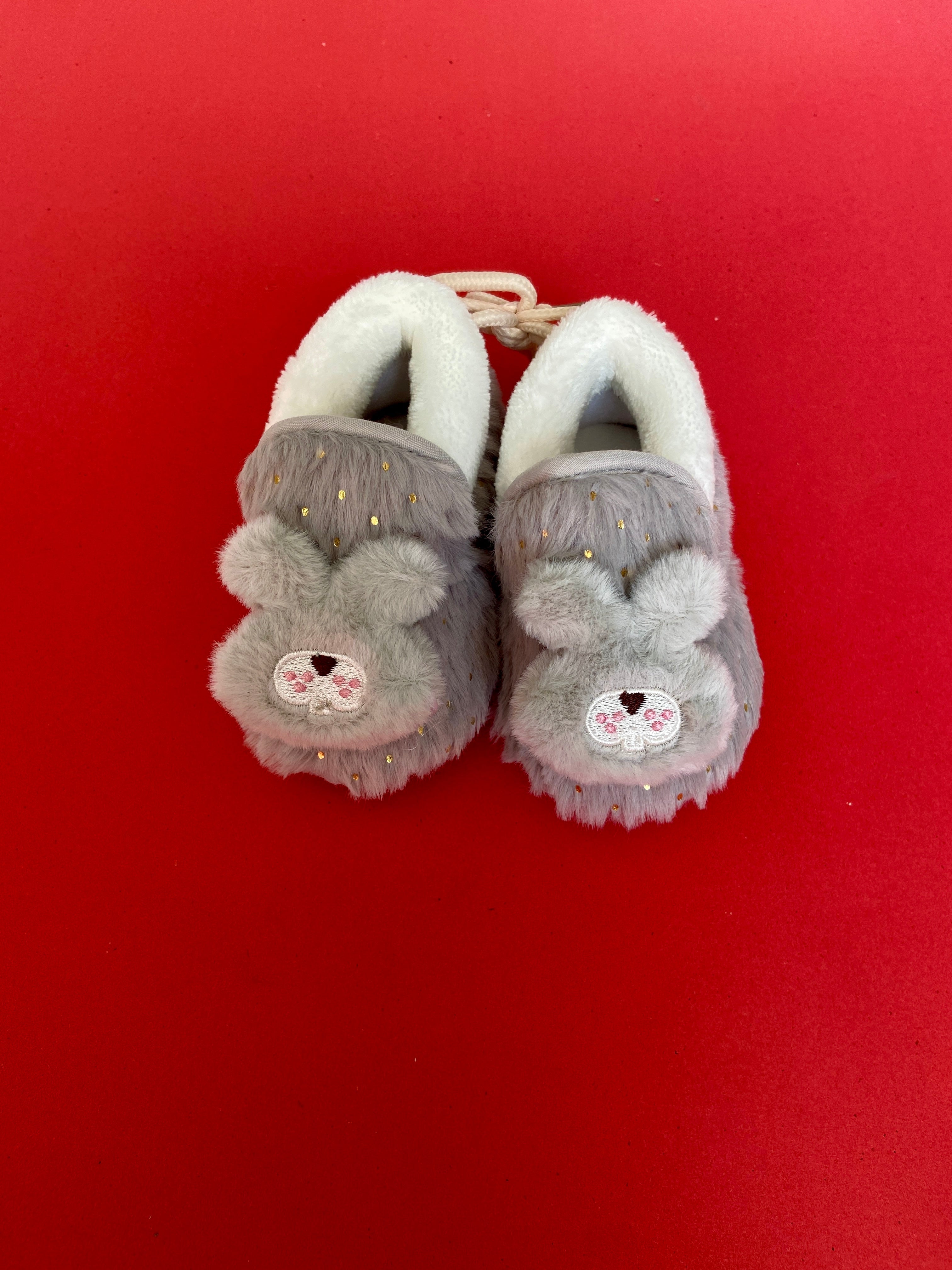 SH559-Furr winter shoes - 0-12M